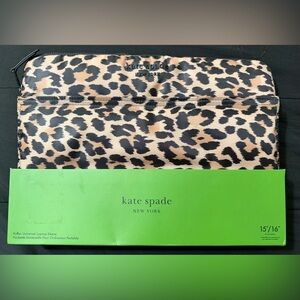 Kate Spade Leopard Laptop Sleeve